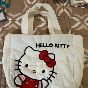 Hello Kitty White and Red Tote Bag